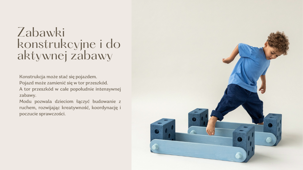 Zabawki konstrukcyjne i do aktywnej zabawy